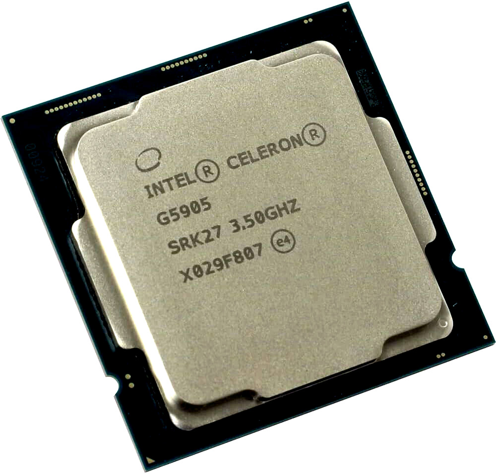 Intel Celeron G5905 Processor 3.50 GHZ CPU with Intel CPU SRK27