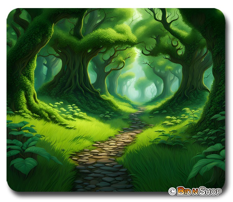 LOST WOODS - Mousepad / PC Mouse Pad / Mat - Fantasy Art Enchanted Forest GIFT