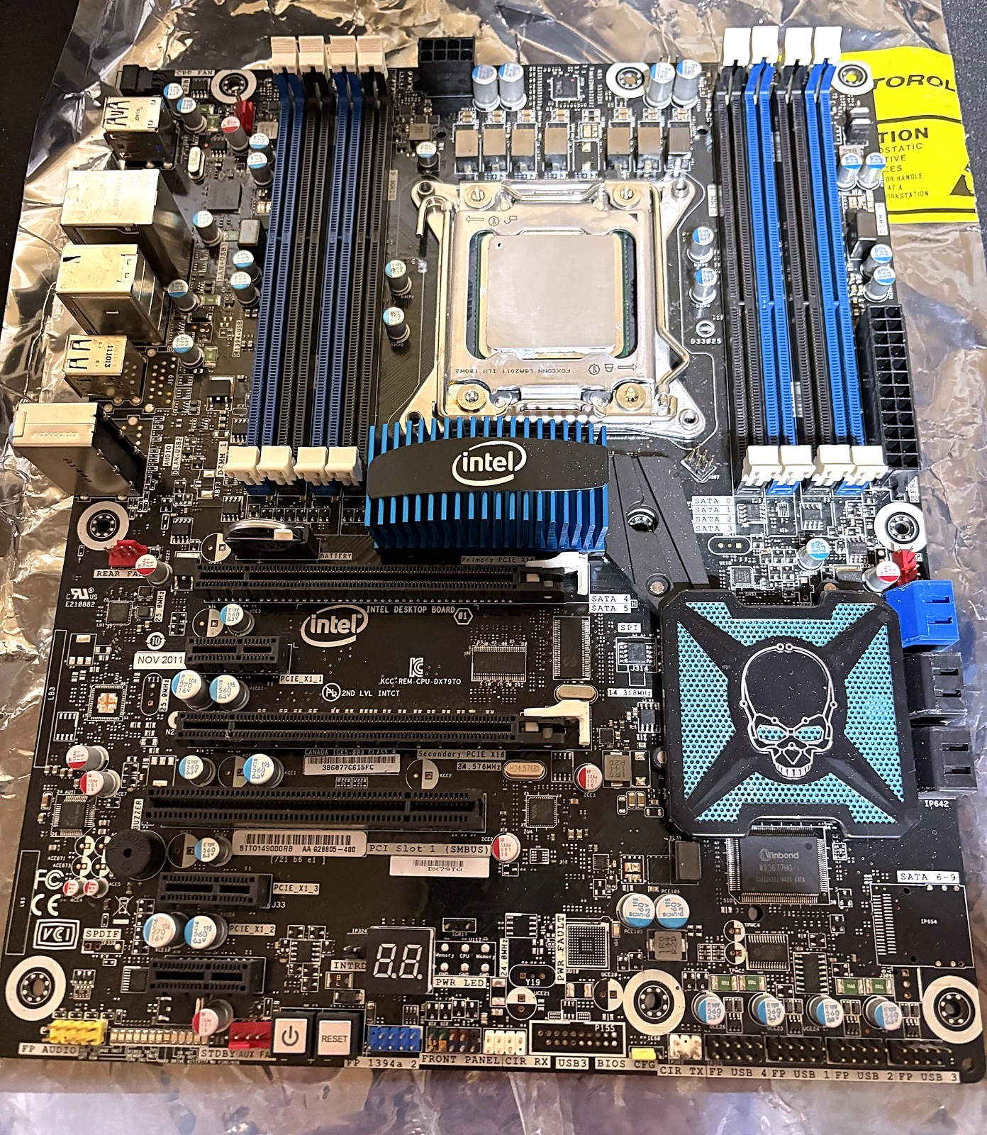Intel DX79TO LGA2011 X79 Motherboard + Core i7-3930K 6-Core CPU w/ I/O Shield