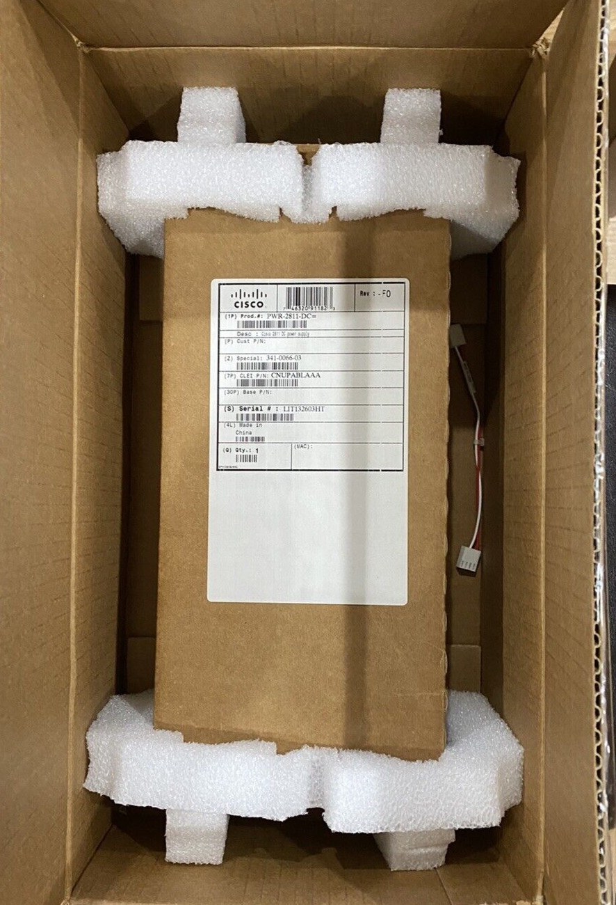 CISCO PWR-2811-DC DC Power Supply NEW OPEN BOX - Shipped Next Day