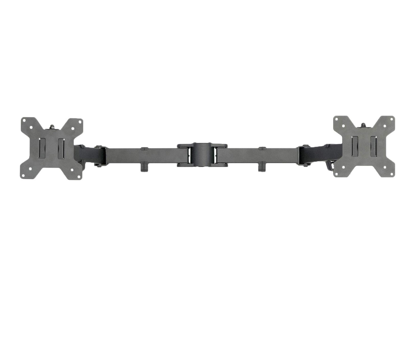 VIVO Black Fully Adjustable Dual Monitor Arm for Desk Mount Stand, Double Mon...