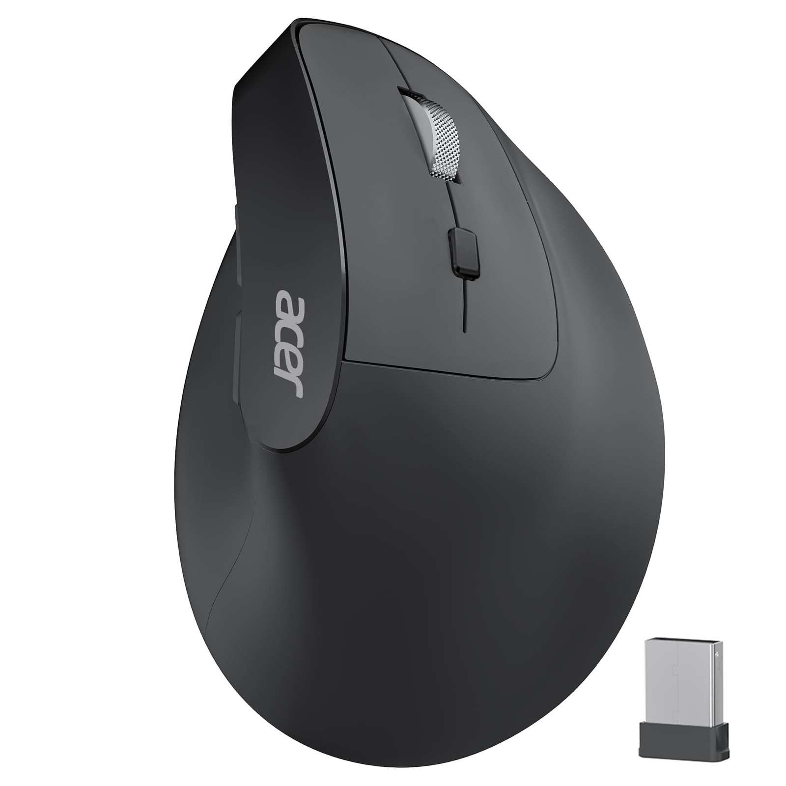 Acer Ergonomic Mouse Wireless, Adjustable DPI Vertical Mouse 1000/1200/1600 with