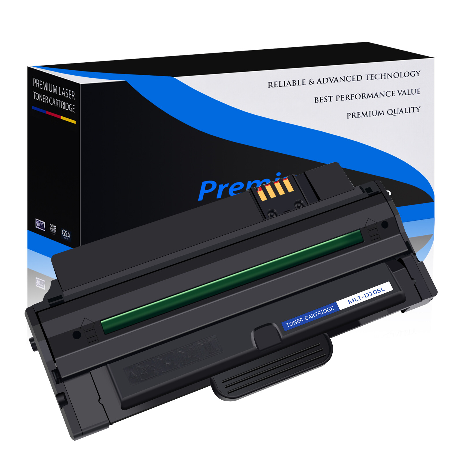 MLT-D105L Black Toner Cartridge For Samsung ML-1910 ML-1915 ML-2525 ML-2525W
