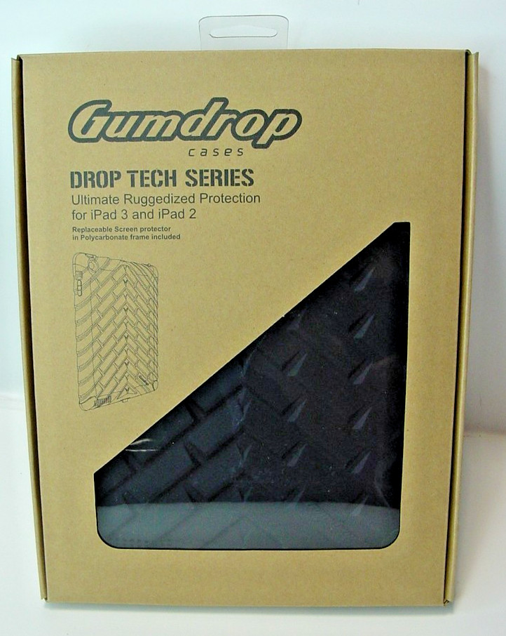 NEW - GUMDROP RUGGED CASE DROP TECH SERIES for iPAD 3 AND iPAD 2