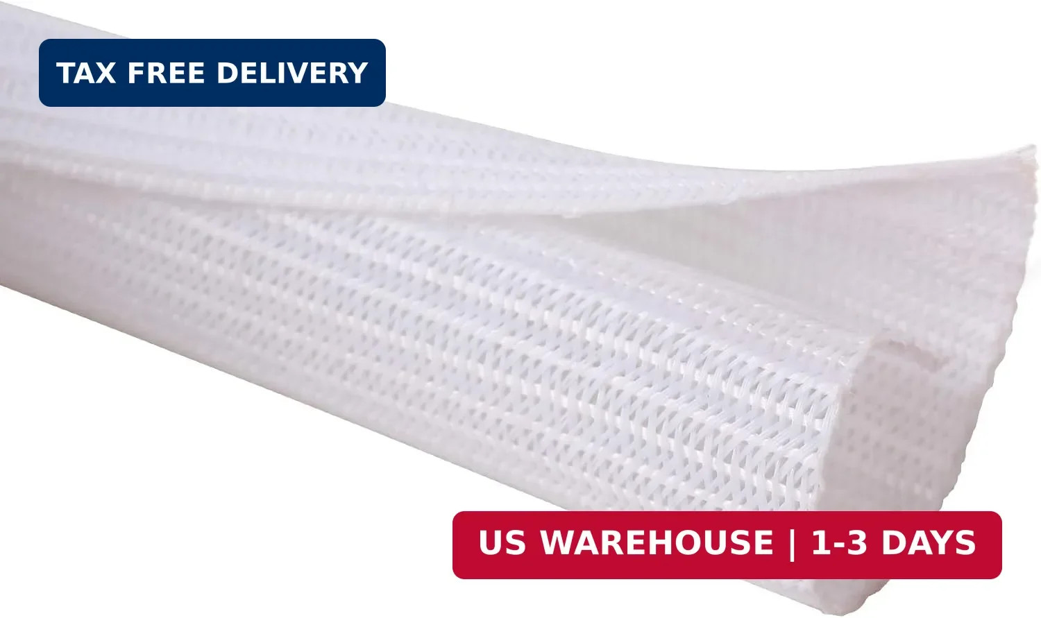 10ft - 1/2 inch Cord Protector Wire Loom Tubing Cable Sleeve Split Sleeving for
