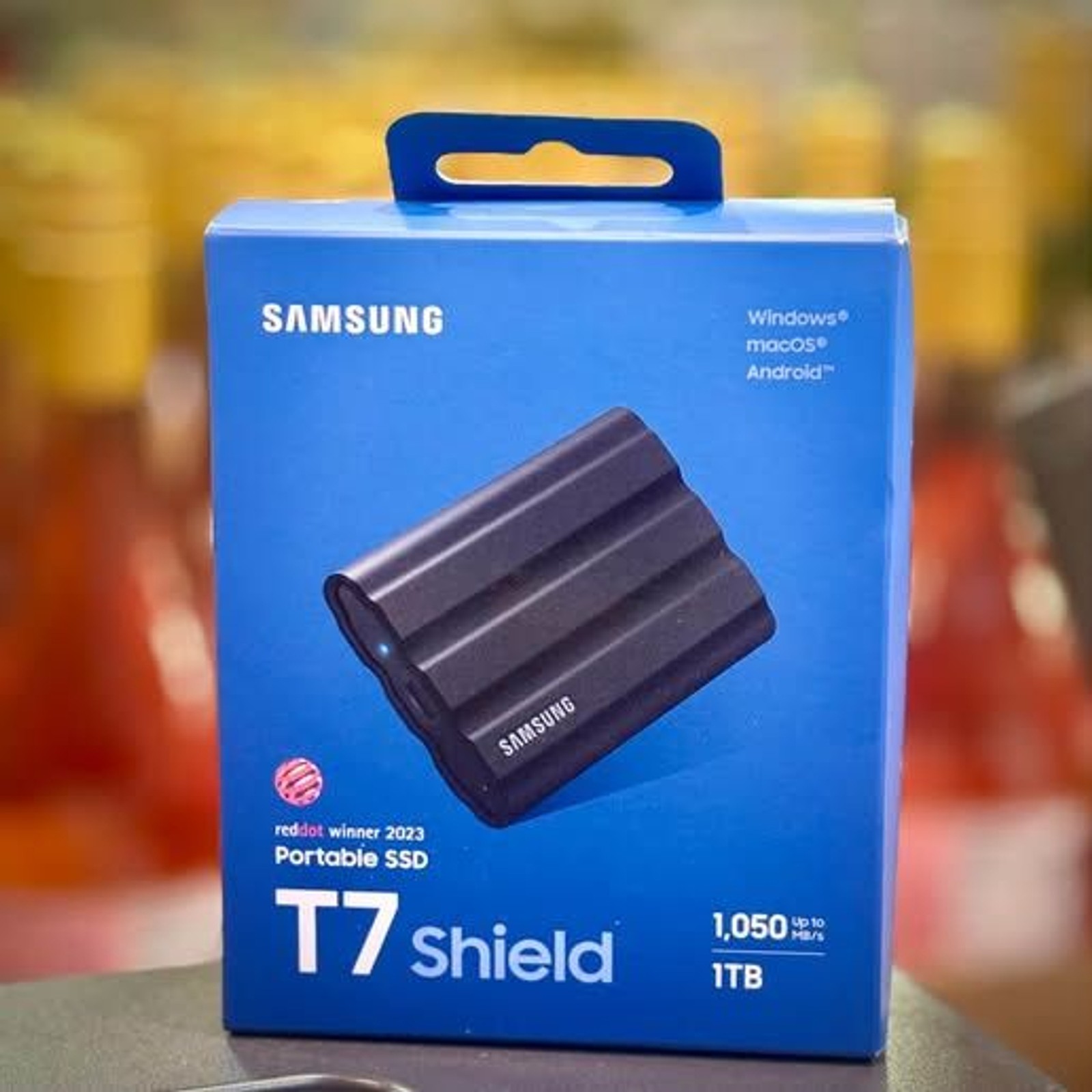Samsung T7 Shield 1TB Portable SSD – NEW Factory Sealed – Black