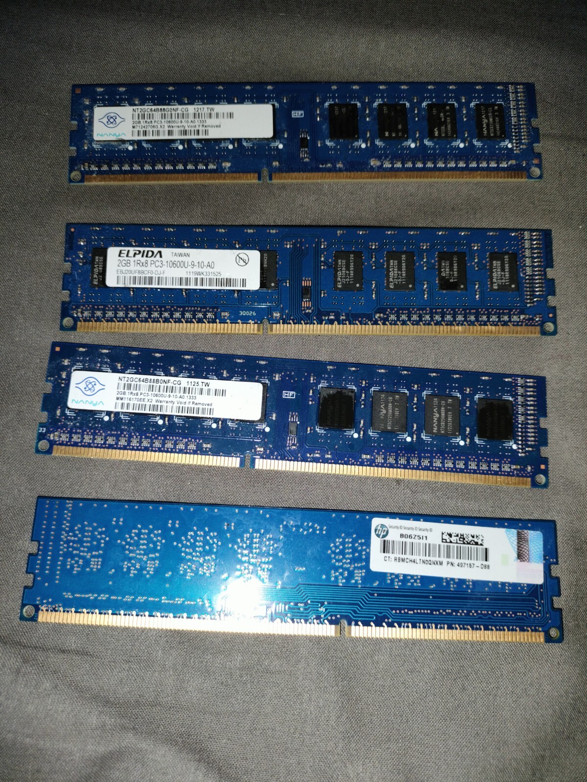 4x elpida 2gb Ram