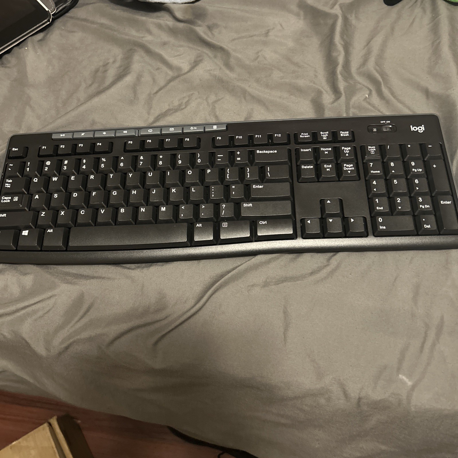 LOGITECH K270 KEYBOARD SPANISH LAYOUT - BLACK MESSAGE BEFORE BUYING
