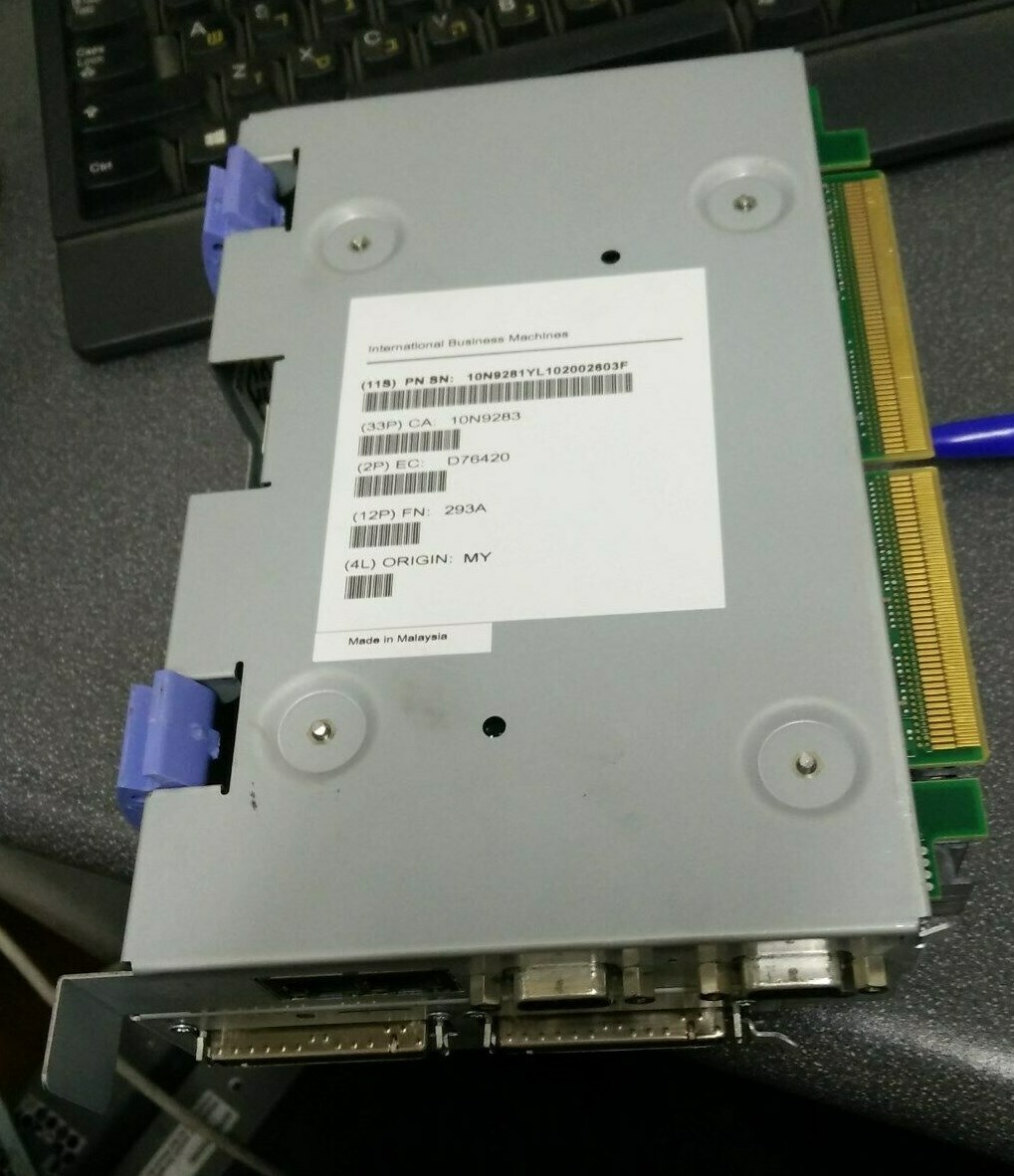 IIBM 10N9283 / 293A Service Processor Module w/ 39J2923 RIO-2 HSL-2 for 520 52A