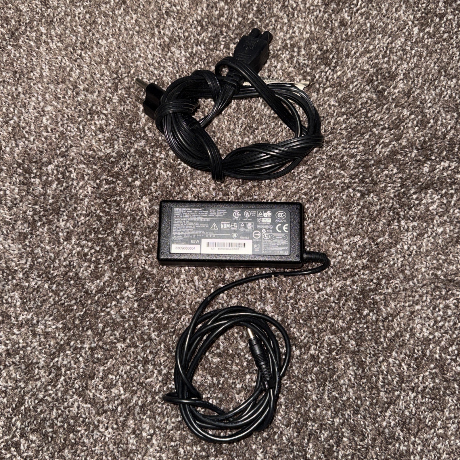 Compaq AC Power Adapter PPP009L, PA-1650-02C