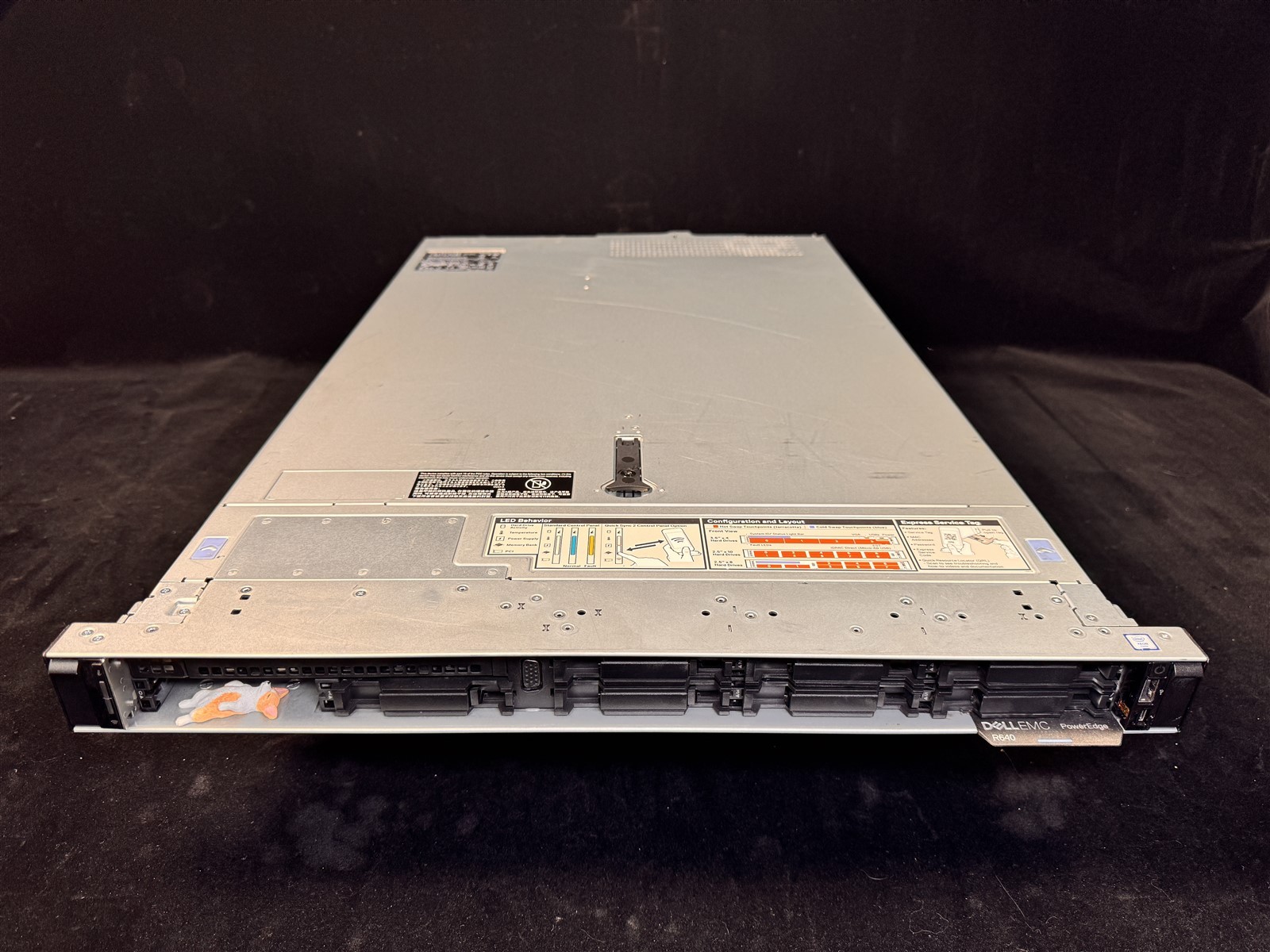U81225 DELL POWEREDGE R640 8SFF 2x 20 CORE GOLD 6138 20GHZ 64GB RAM H730 G2U