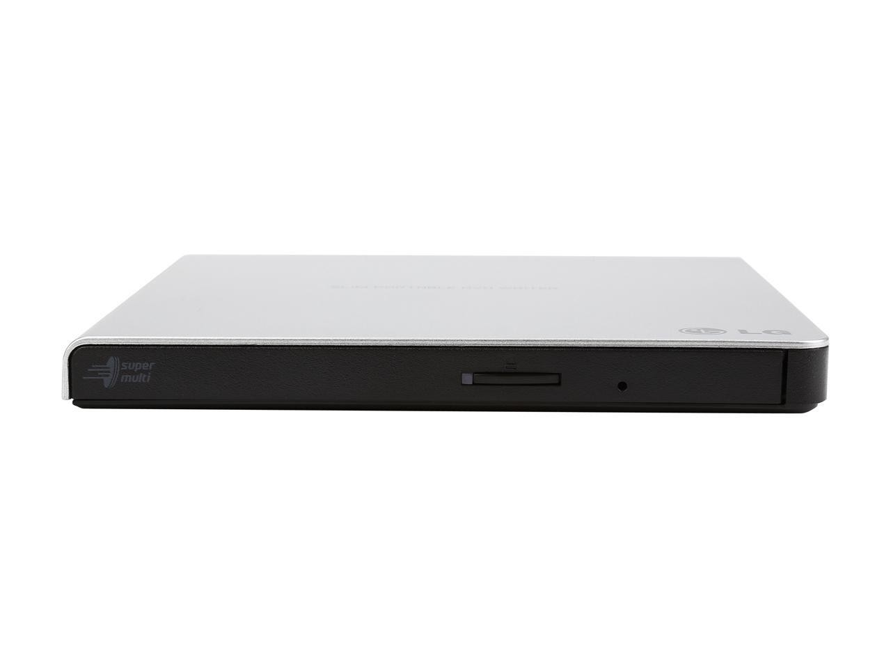 LG External CD / DVD Rewriter With M-Disc Mac & Surface Support (Silver)-model