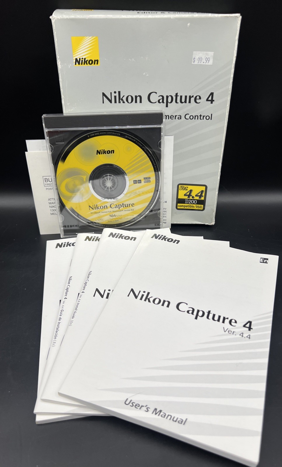 Nikon Capture 4 - Version 4.4 - Software Camera Control Digital SLR Cameras D200