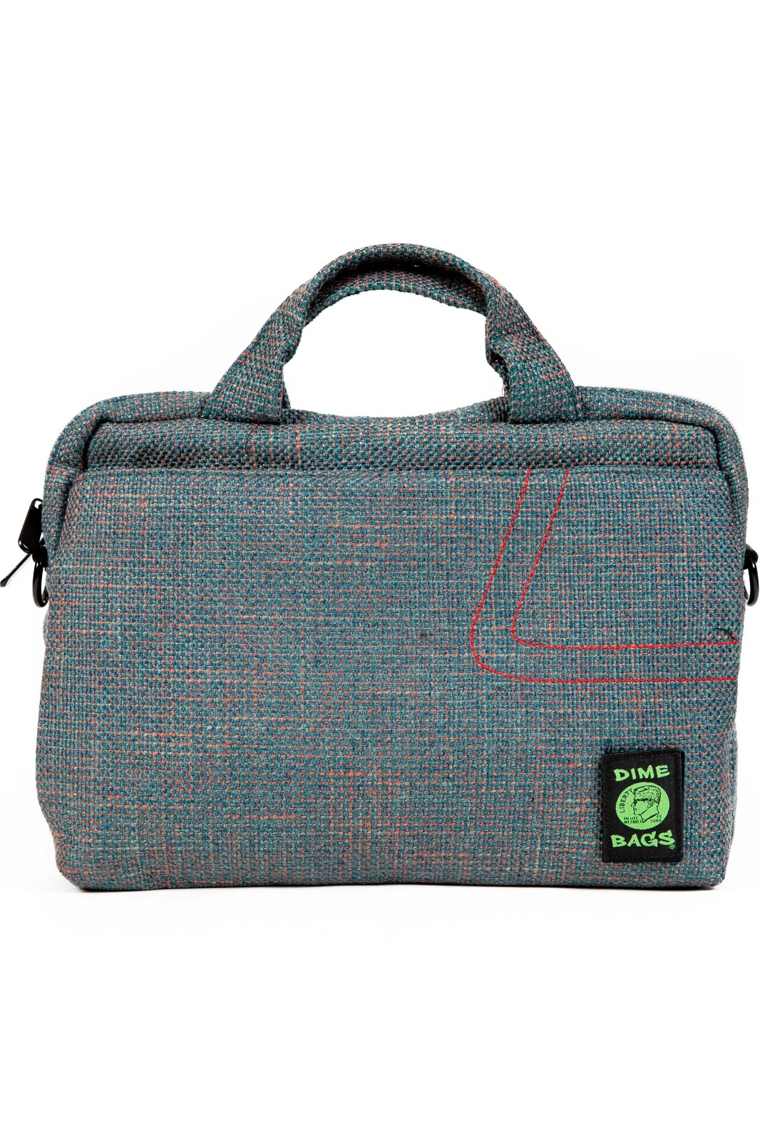 Dime Bags Side Hustler 15" Glass Protection Hemp Laptop Sleeve Bag Carrier Aqua