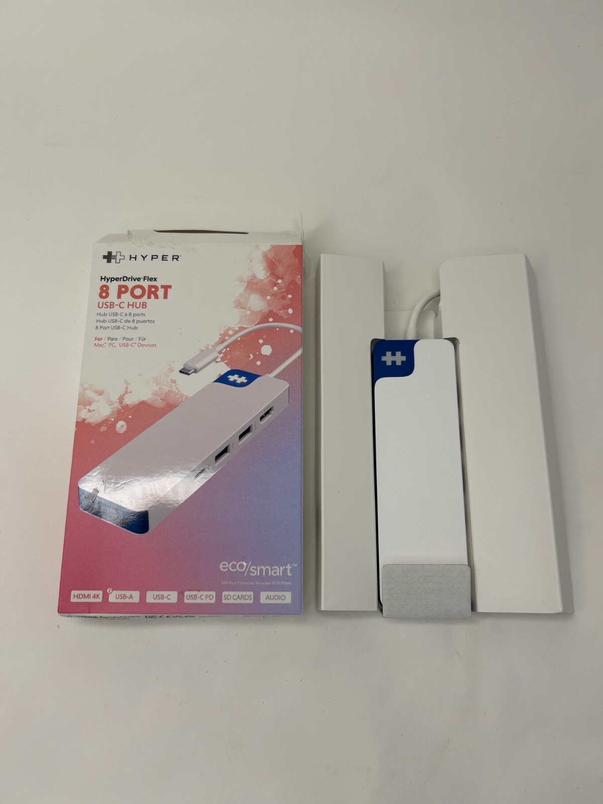 Hyper - HyperDrive Flex 8 Port USB-C Hub - Blue