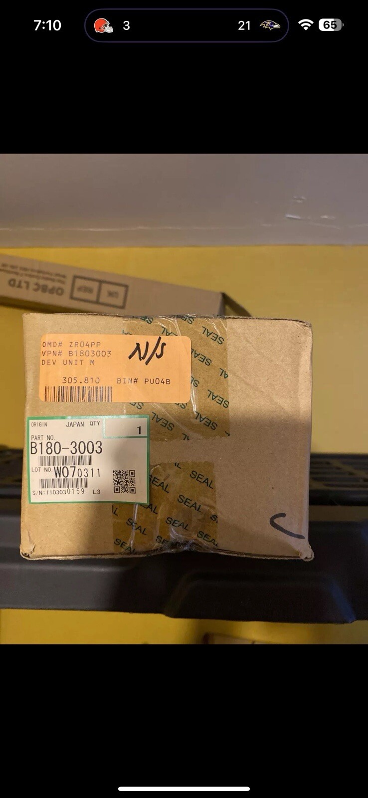  Ricoh B180-3003 Magenta Developer Unit, Aficio 3228C, 3235C,3245C Sealed