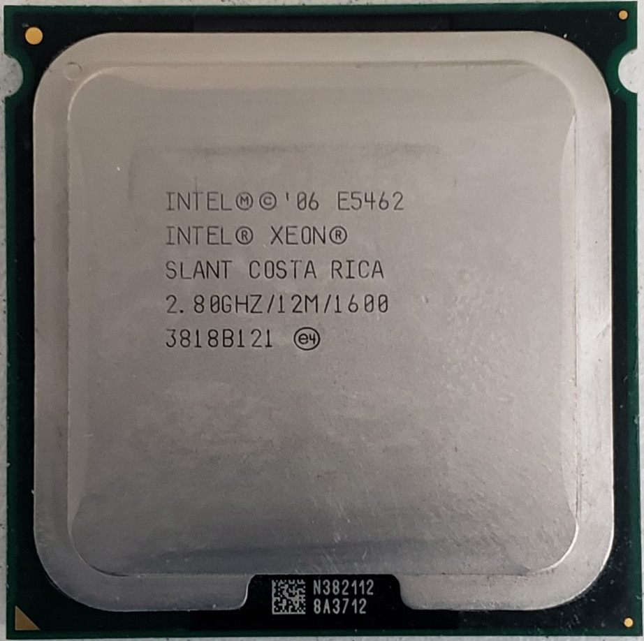 Intel Xeon E5462 2.80GHz 4-Core 12MB 1600MHz LGA771 Server CPU Processor.