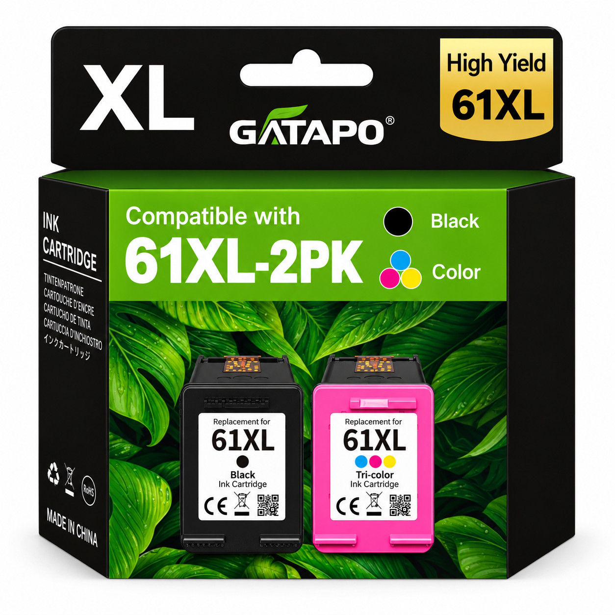 For HP 61XL 61 XL Ink Cartridge for HP DeskJet 2000 2050 2050A 2050s 2054A 2510 