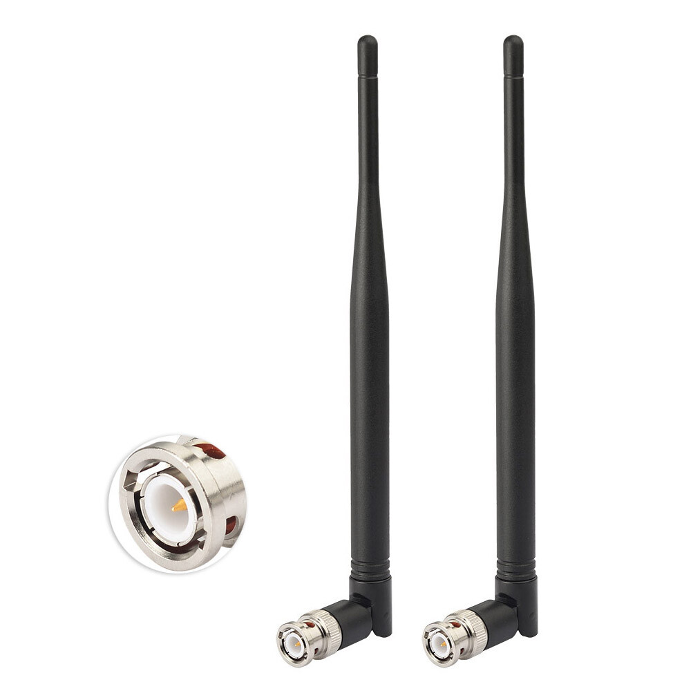 2pcs Wireless Microphone Receiver Antenna BNC For Tuner Device UHF Ham Radio