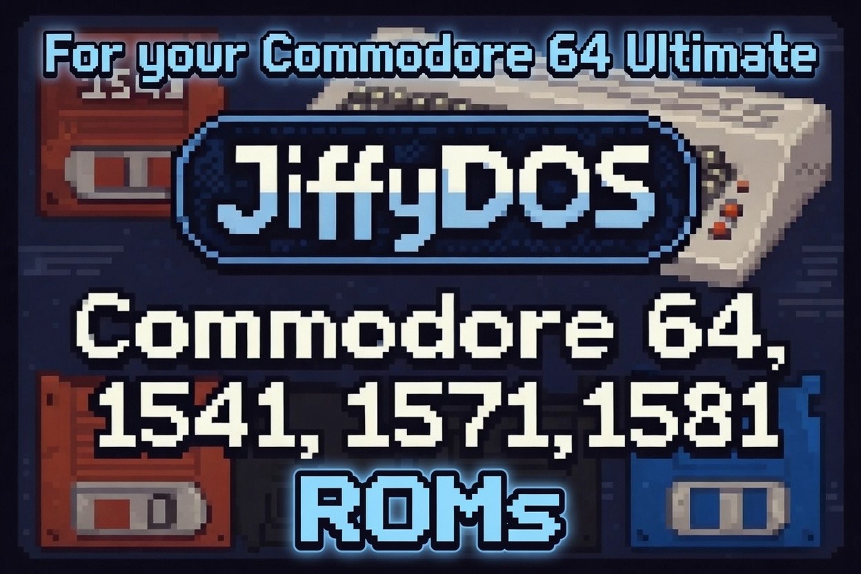 JiffyDOS ROMs for the Commodore 64 Ultimate - FULL Pack *AUTHORIZED RESELLER*