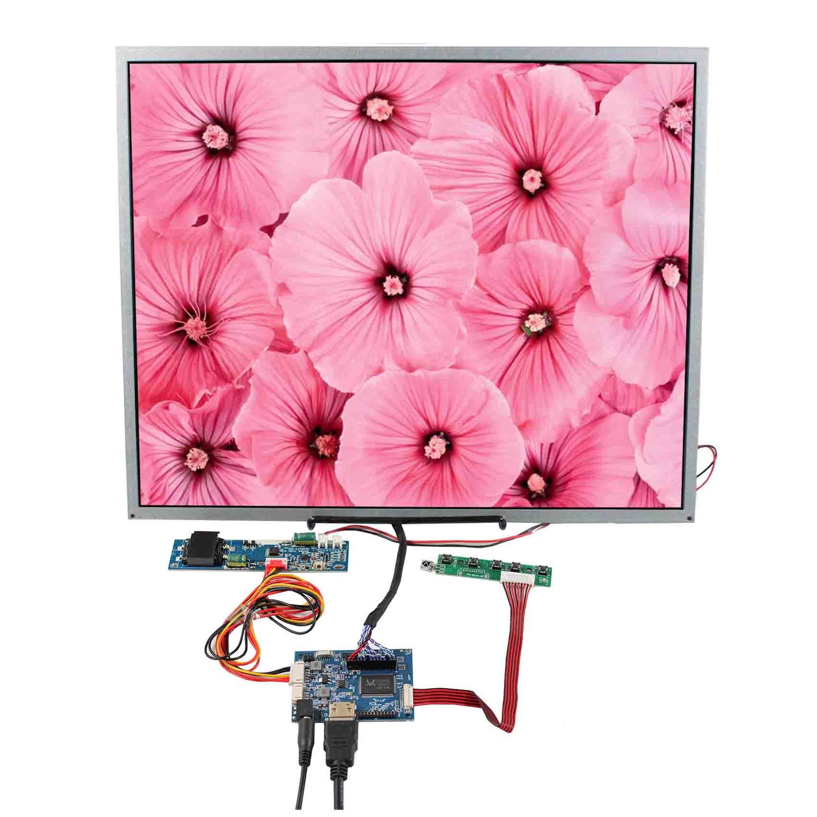 HD LCD Controller Board 19 in 1280x1024 1000cd LCD High Brightness