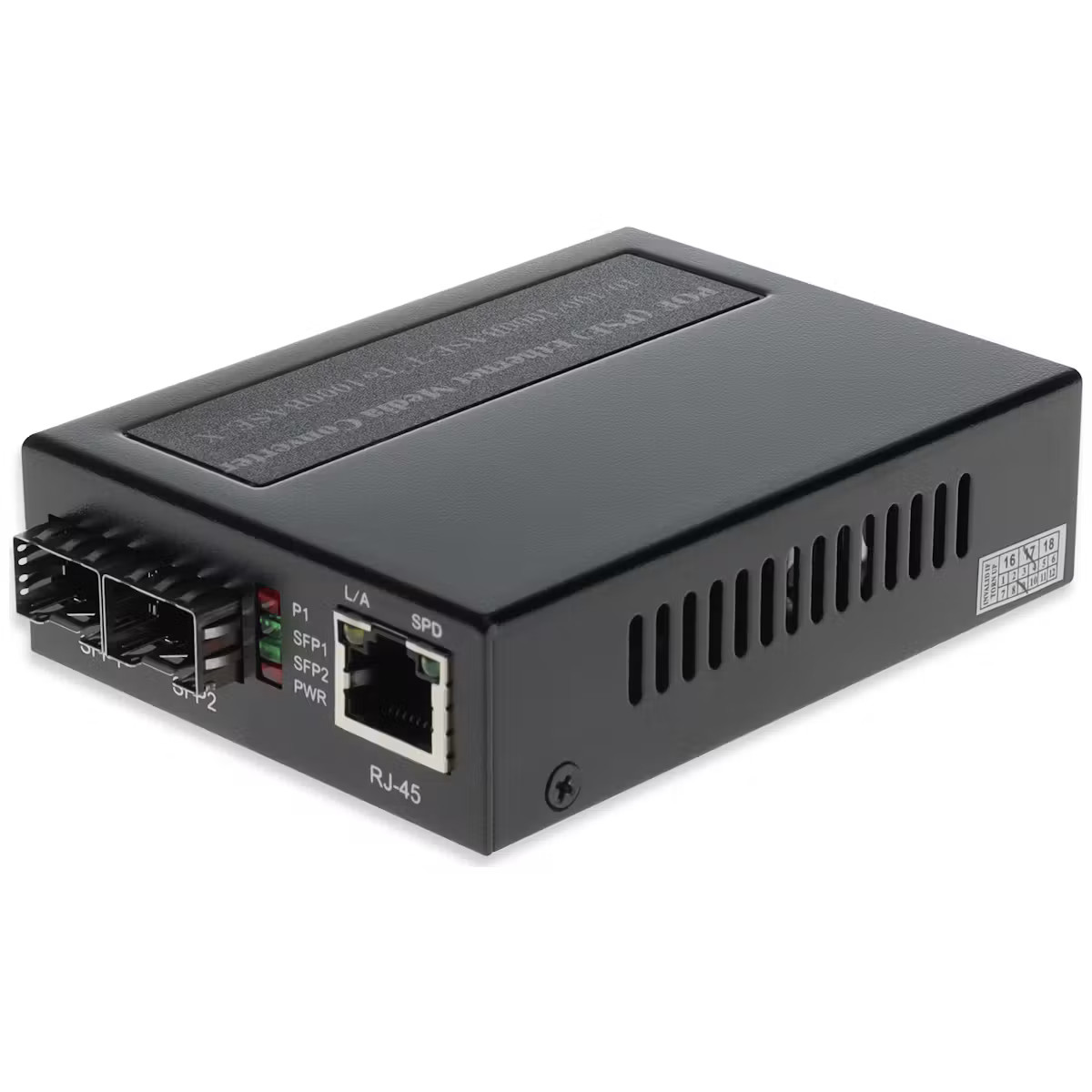 Addon-New-ADD-GMC-1RJ2SFP-POE- _ ADDON 1GBS 1 RJ-45 TO 2 SFP PORT POWE