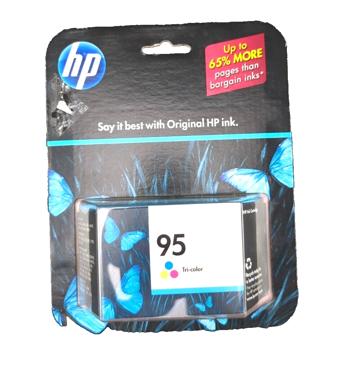 GENUINE HP 95 Tri-Color Single Ink Cartridge NOS Sealed C8766WN EXP 3/13 NEW OEM