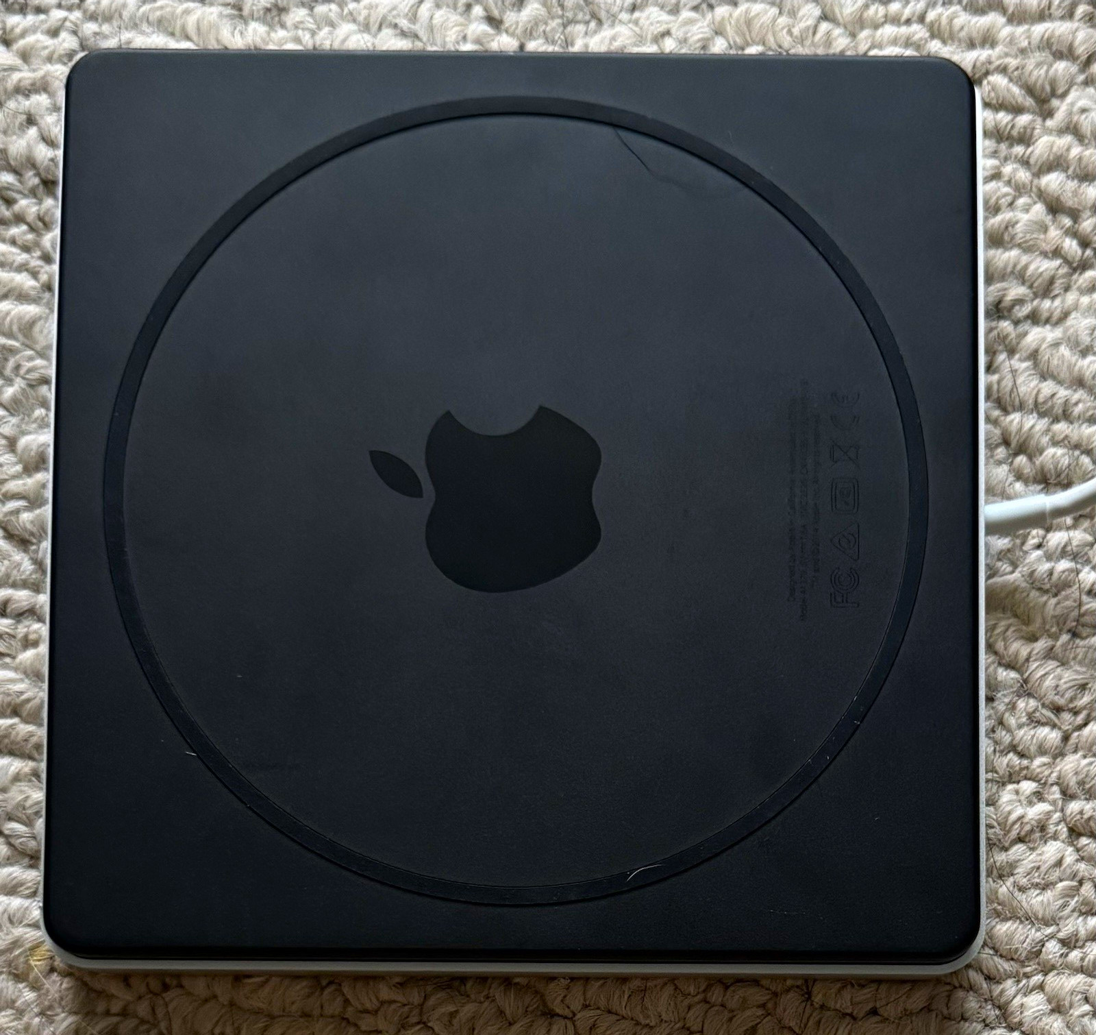 Apple USB SuperDrive External CD DVD Reader Writer Burner Silver Tested Working