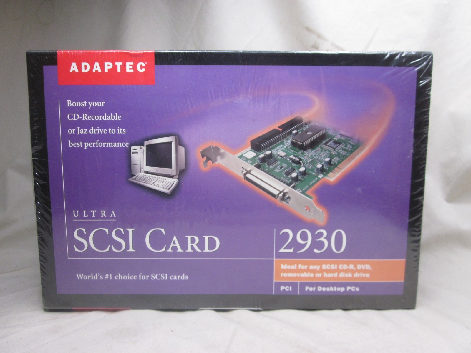 ADAPTEC ULTRA SCSI CARD 2930 PCI for Desktop Computer PCs NIP sealed