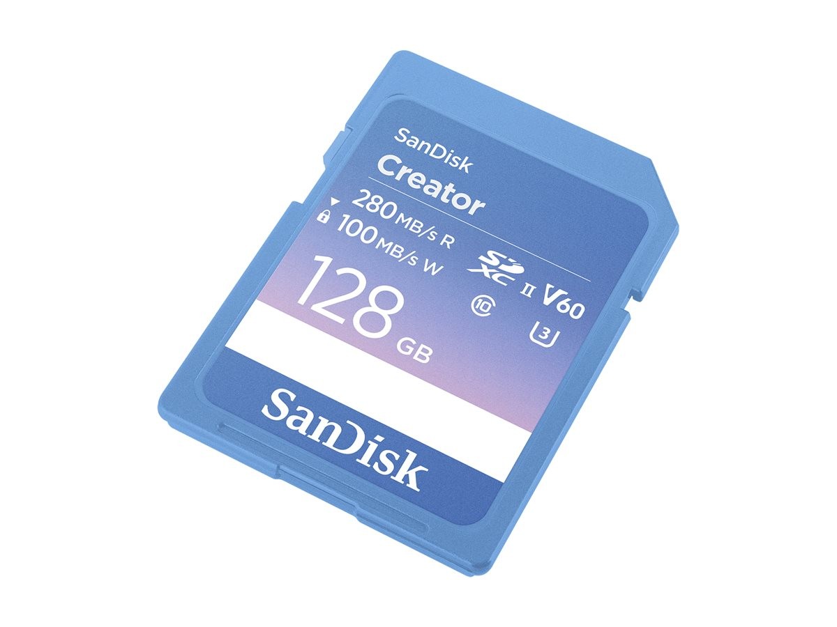 SanDisk Creator Memory Flash Card Secure Digital (SD) 128GB SDSDXEP-128G-GNCIS
