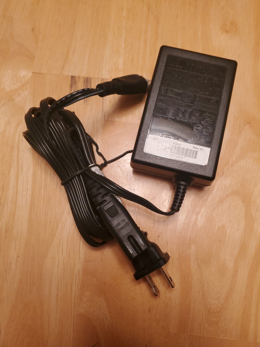 HP 0957-2231 16V AC Printer Power Adapter With Power Cord