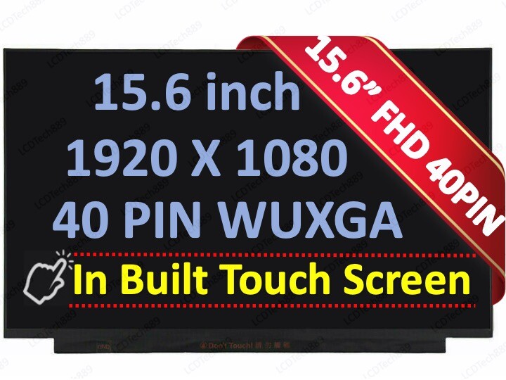 15.6" Screen for Lenovo Ideapad SLIM 3 15ABR8 Model 82XM LCD Display 40pin Touch