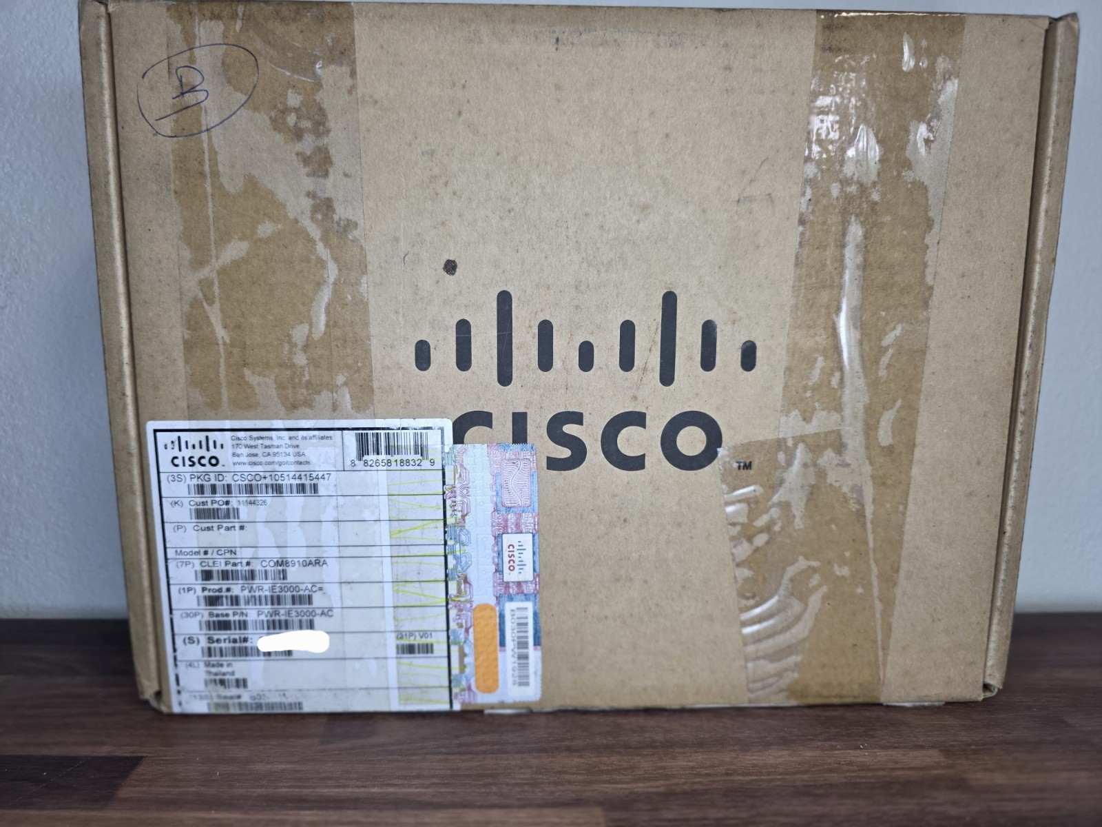 New Cisco PWR-IE3000-AC Expansion Power Module 341-0304-01 - 24VDC 2.1A OUTPUT
