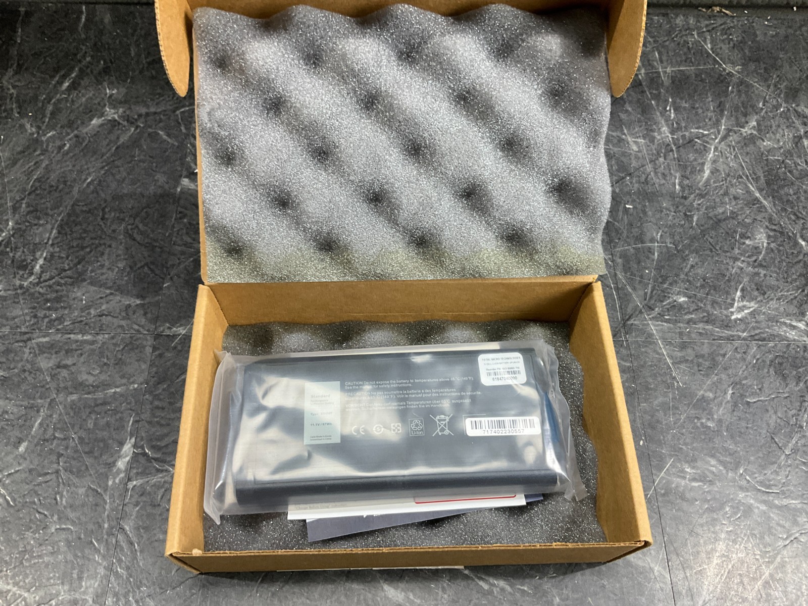 Total Micro 6 Cell Li-Ion Battery Dell Latitude 14 Rugged 5404 7404 453-BBBD-TM