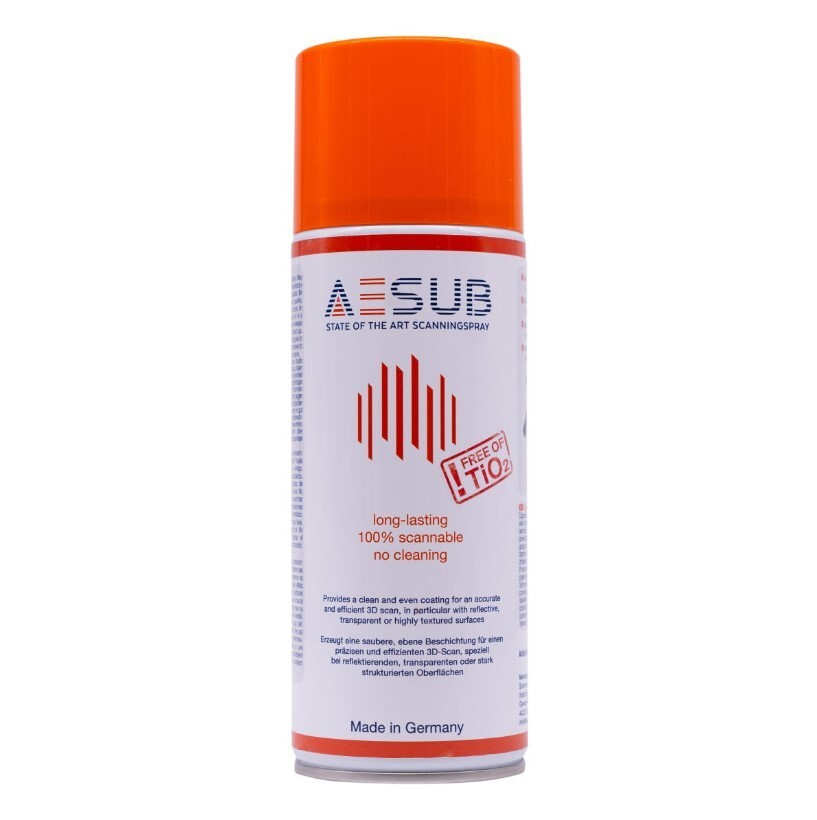 AESUB Orange Scanning Spray Universal self-evaporating 3D scanning spray