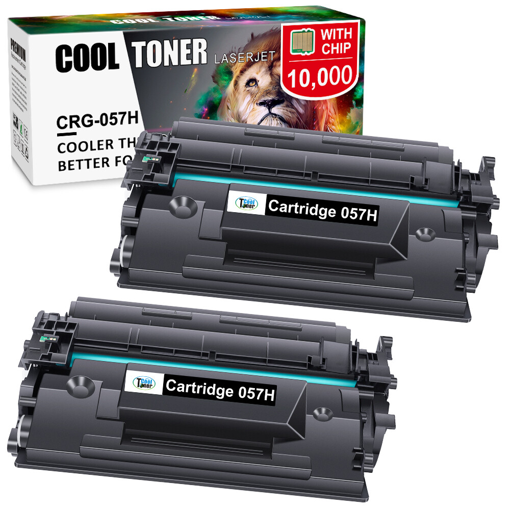 2x With Chip Toner Compatible With Canon 057H ImageCLASS MF445dw MF440 MF449dw