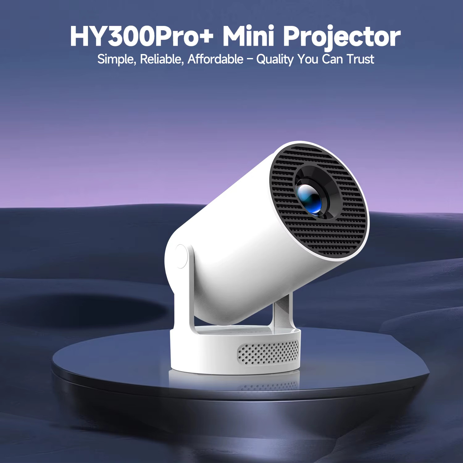 Magcubic HY300 Pro+ 4K Projector Android 11 | 8000 Lumens WiFi 6 BT 5.4 | Home T