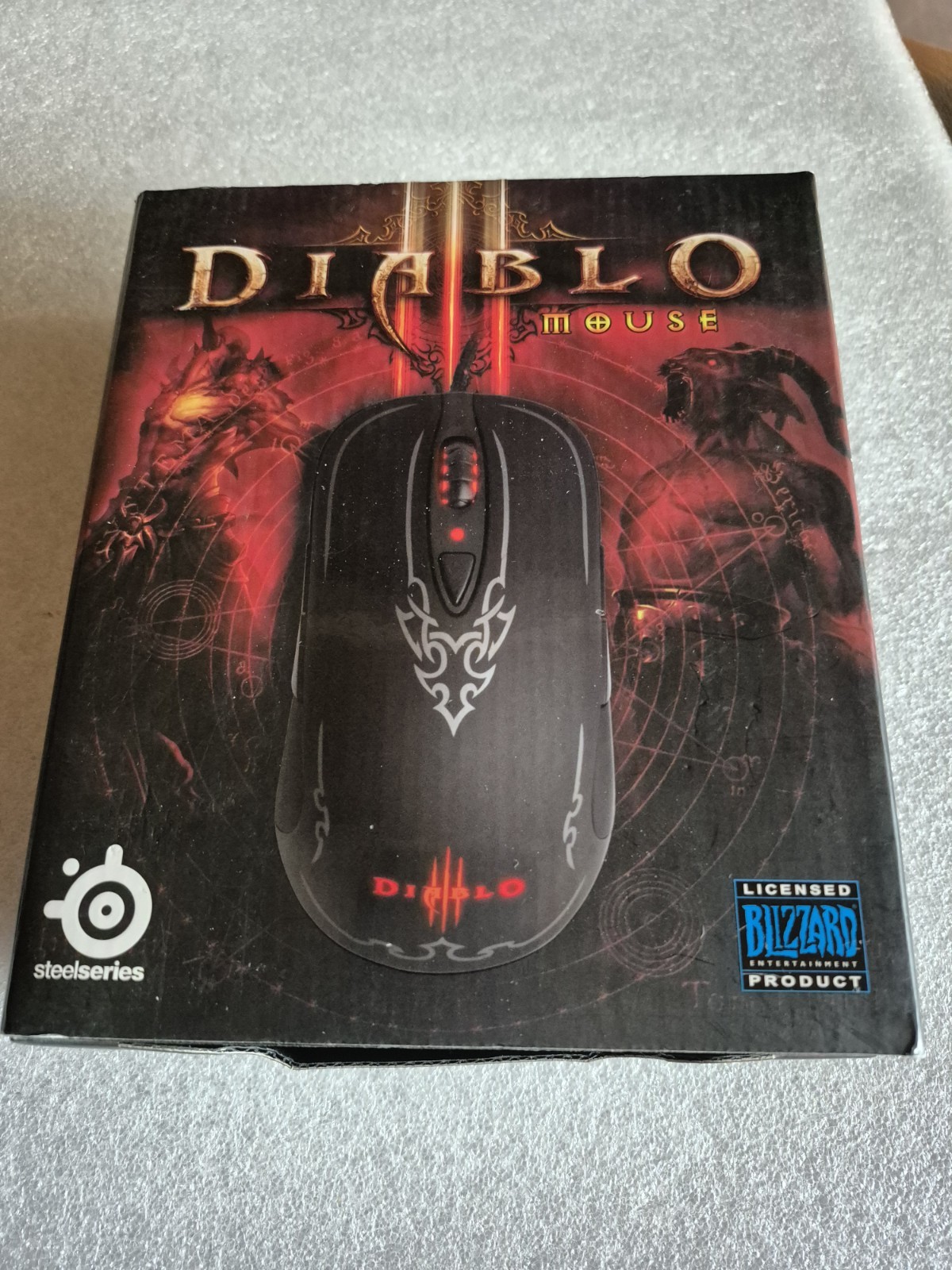 SteelSeries Diablo 3 Mouse With Original Box Partially Faulty 