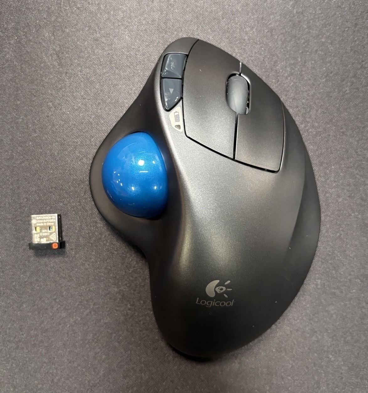 Logitech Japan Logicool M570 Wireless Trackball Mouse Dark Gray UnifyingReceiver