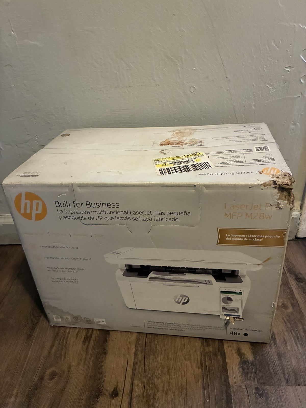 Brand New HP Laser Jet Pro All-in-One Printer- White- MFP M28w