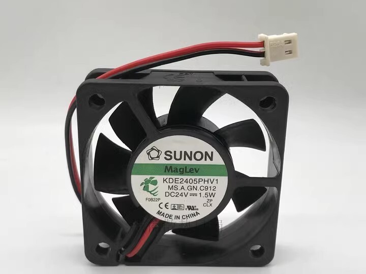 SUNON KDE2405PHV1 5015 DC24V 1.5W 5CM 2-Pin Inverter Cooling Fan