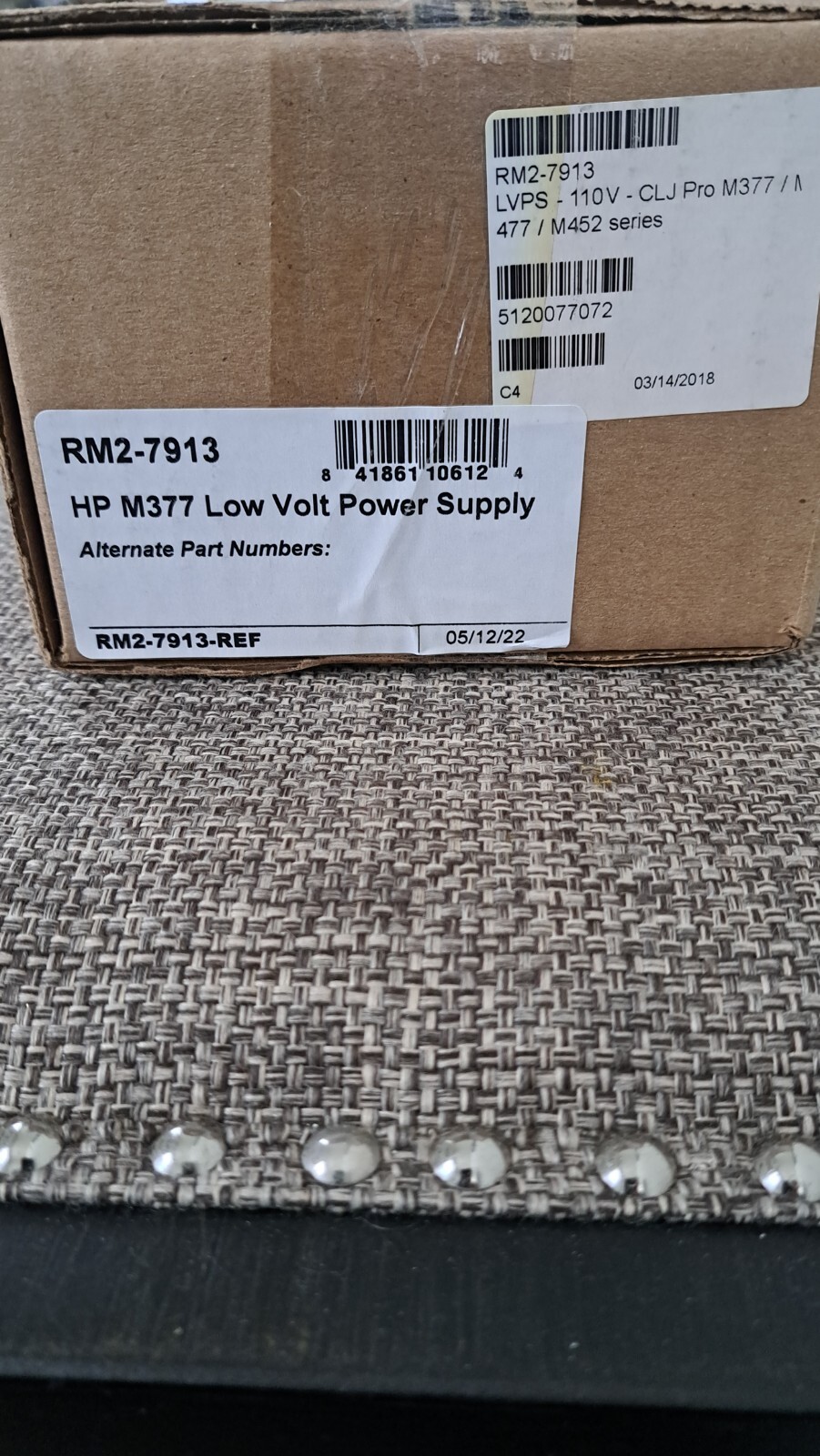 RM2-7913 / RM2-7370 HP LOW VOLTAGE POWER SUPPLY 110V FOR LJ M377 / M477 / M452 