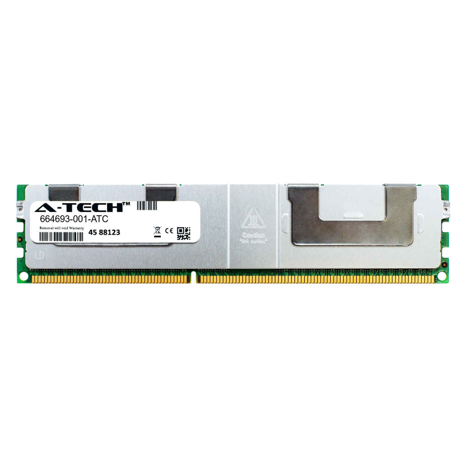 32GB DDR3 PC3-10600 ECC LRDIMM (Replacement for HP 664693-001) Server Memory RAM