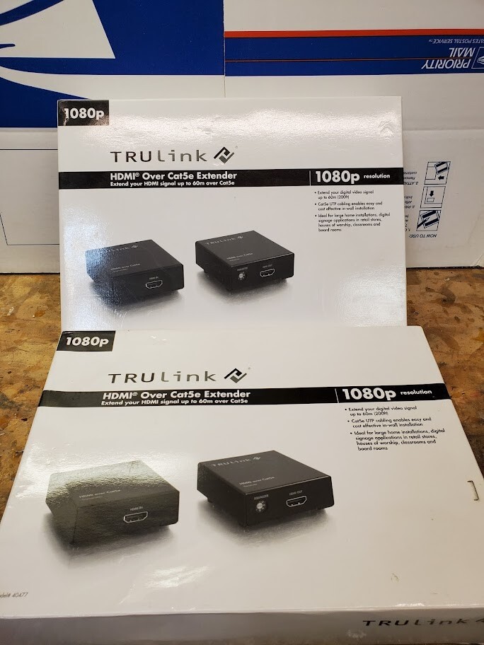 TruLink 40477 HDMI over Cat5e Transmitters NiB