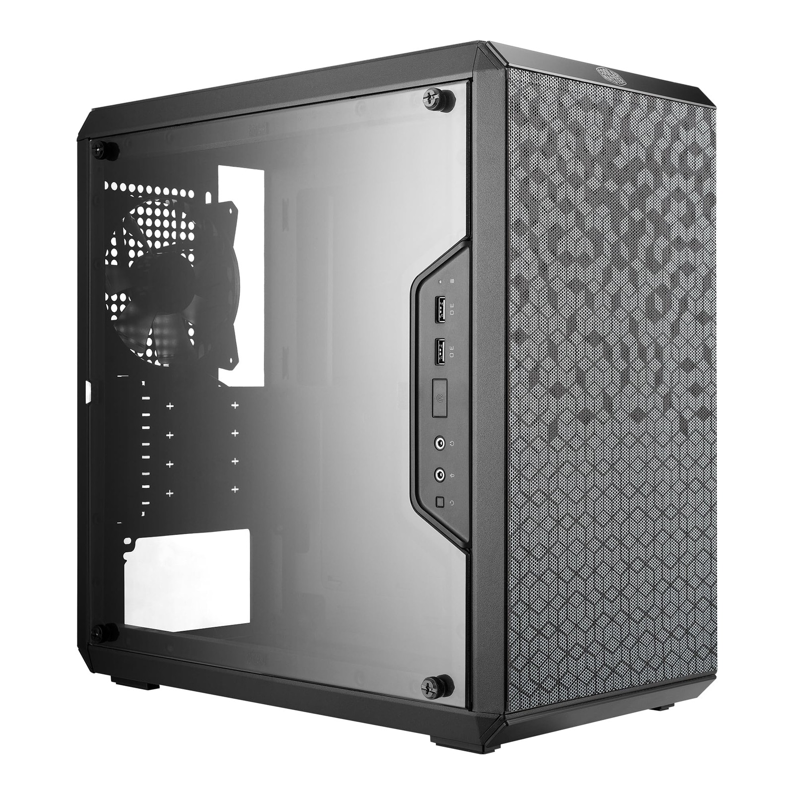 Cooler Master MasterBox Q300L Micro-ATX PC Case – Compact Micro-ATX, Black