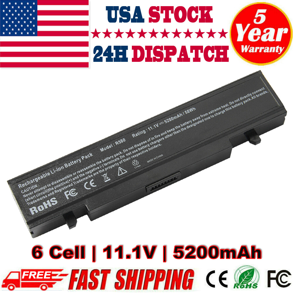 6 Cell Battery For Samsung NP300E4C NP300E5A NP300E5AI NP300E5C Laptop Fast Ship