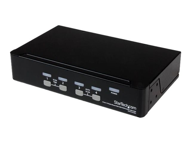 Startech 4-Port USB KVM Swith with OSD TAA Compliant 1U Rack SV431DUSBU