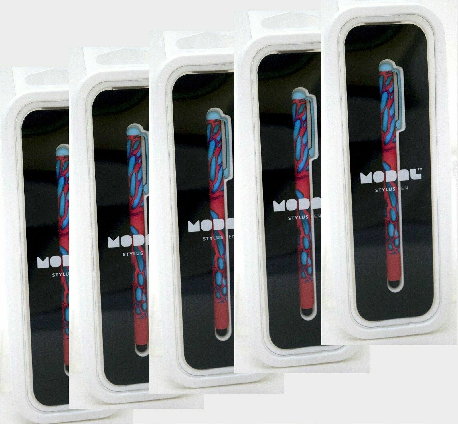 5-Pack NEW Modal Stylus Twist Pen PINK/BLUE Tablet iPad/Galaxy Tab/Note/iPhone 7