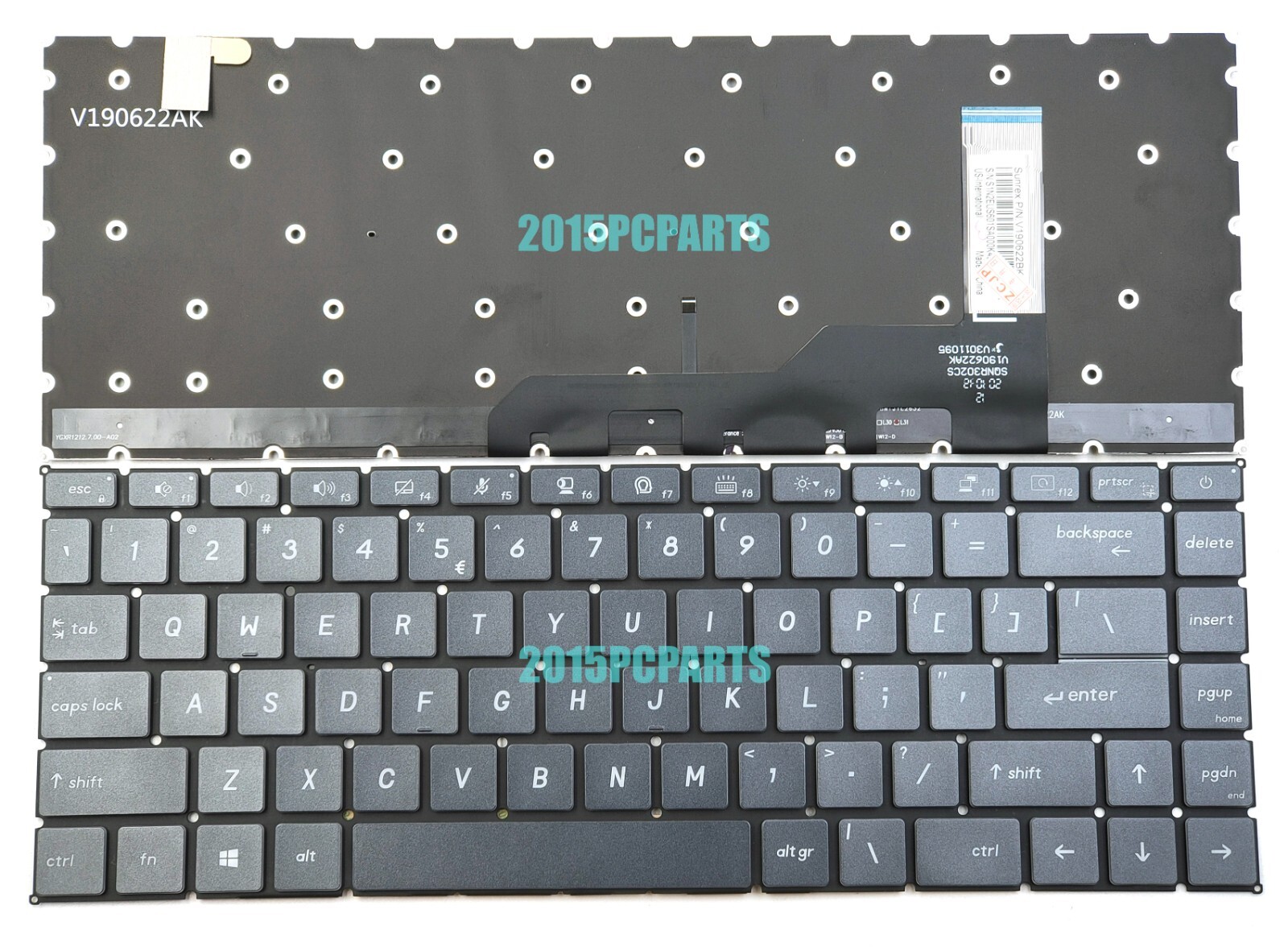 New MSI Modern 15 A10M A10RAS A10RBS MS-14C1 MS-14C2 MS-1551 Keyboard Backlit US