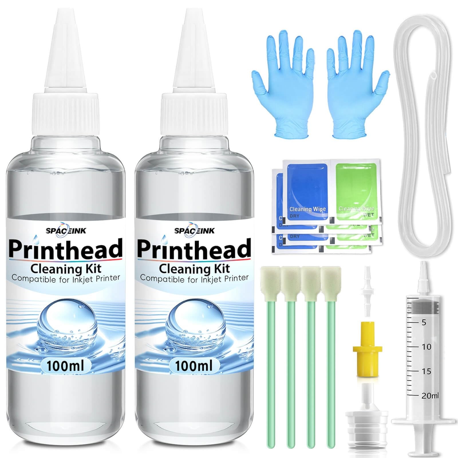 Printhead Cleaning kit 200mL for E pson Printer, Printer Cleaning Kit for HP,...